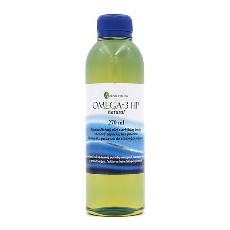 Olej z arktickej tresky natural Omega-3 HP 270ml Nutraceutica