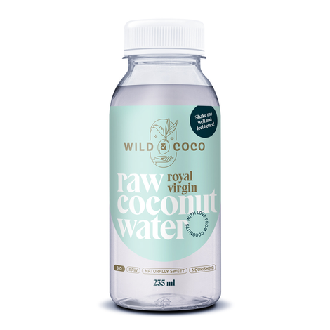 Panenská kokosová voda mrazená Royal Virgin raw bio 235ml Wild&Coco