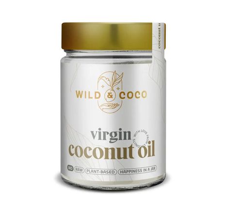 Panenský bio raw kokosový olej 300ml Wild&Coco