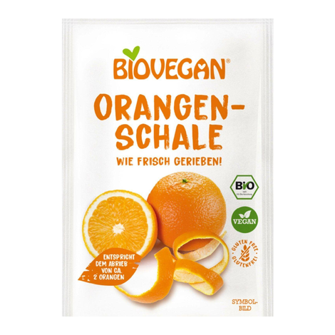 Pomarančová kôra strúhaná bio 9g Biovegan