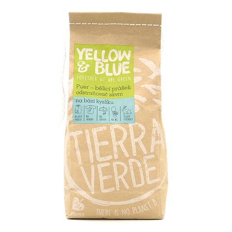 Puer – bieliaci prášok a odstraňovač škvŕn na báze kyslíka 1kg Tierra Verde