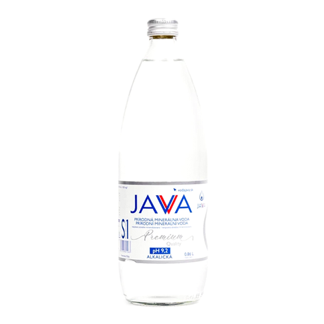 Prírodná alkalická voda Java 860ml