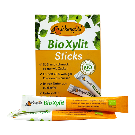 DOPREDAJ Prírodné sladidlo Xylitol bio 50x4g Birkengold