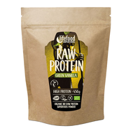 Proteínový prášok vanilkový Green Vanilla raw bio 450g Lifefood