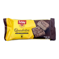 Quadritos bezlepkové oblátky máčané v horkej čokoláde 40g Schär