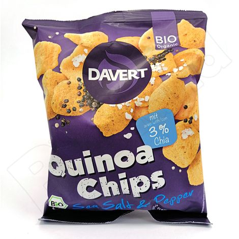 Vyradené Quinoa chipsy bio 35g Davert