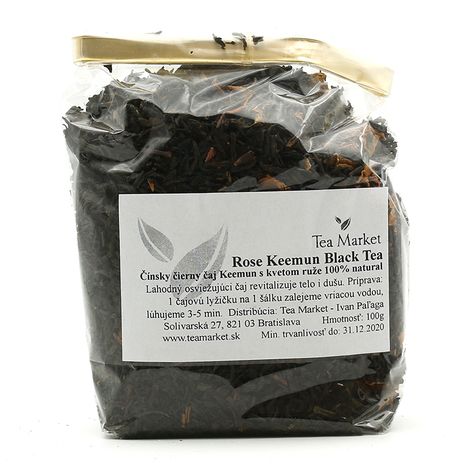 Rose Keemun Black tea čaj 100g Tea Market 
