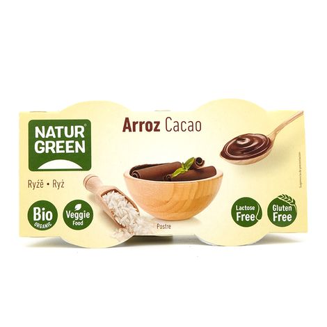 Ryžový dezert kakao 2 x 125g bio NaturGreen