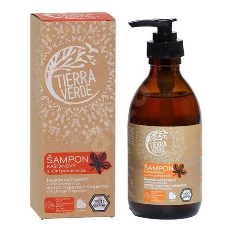 Gaštanový šampón pre posilnenie vlasov s vôňou pomaranča 230ml Tierra Verde