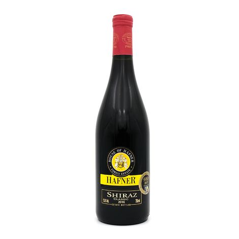 VYRADENE Shiraz 2016 červené víno Bio 750 ML Hafner