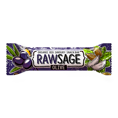 Slaná tyčinka Rawsage olivová raw bio 25g Lifefood