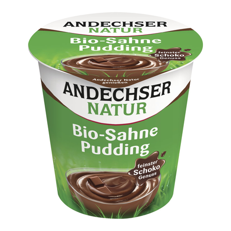 Smotanový puding čokoláda bio 150g Andechser Natur