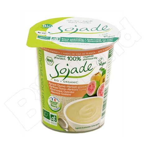 Vyradené Sójový jogurt marhuľa-guave bio 125g Sojade