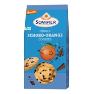 Špaldové sušienky Cookies čoko a pomaranč demeter bio 150g Sommer