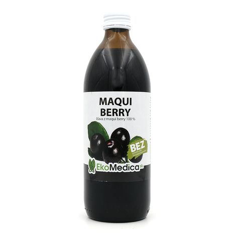 Black friday 2021 - Šťava z plodov z maqui berry 100% Ekomiedica 500 ml