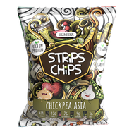 Cícerové čipsy Strips Chips Chickpea Asia bio 90g Lomeo