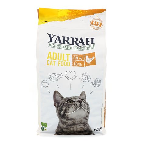 DOPREDAJ Suché krmivo pre mačky s kuracím mäsom 2,4kg Yarrah