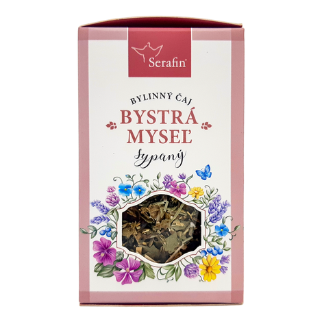 Sypaný čaj bylinný Bystrá myseľ 50g Serafin