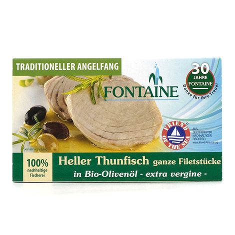 Tuniak svetlý v olivovom oleji bio 120g Fontaine