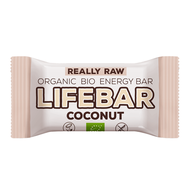 Tyčinka Lifebar kokosová Really Raw bio 25g Lifefood
