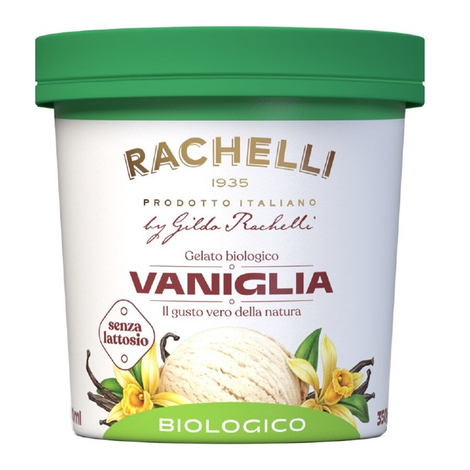 Vanilková zmrzlina bez laktózy bio 500ml Rachelli