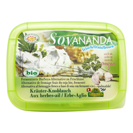 Vegánsky nátierkový syr s bylinkami bio 140g Soyananda
