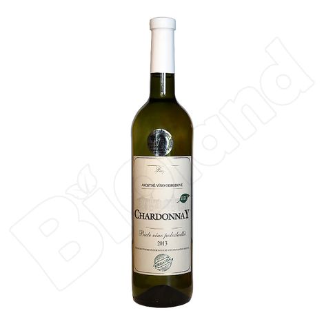 Víno biele Chardonnay 2013 bio 750ml Fergam 2013