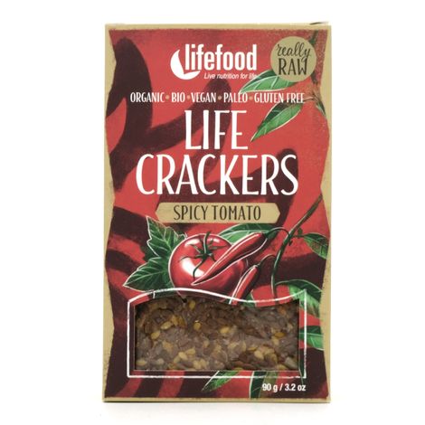 VYRADENE Life Crackers rajčinové bio 90g Lifefood