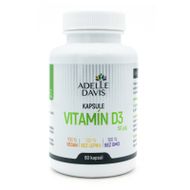 Vitamín D3 kapsule 60ks Adelle Davis