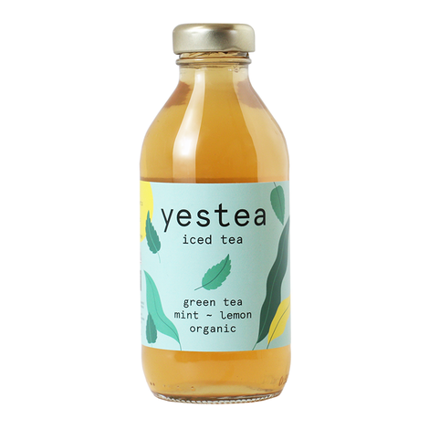 YESTEA - ľadový čaj s mätou bio 330 ml Nemeléko