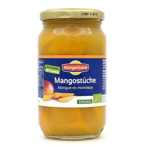 Zavárané mango bio 370ml Morgenland